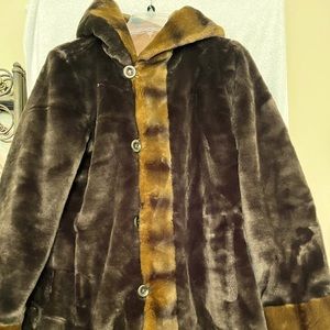 Dennis by Dennis Basso Reversible Coat